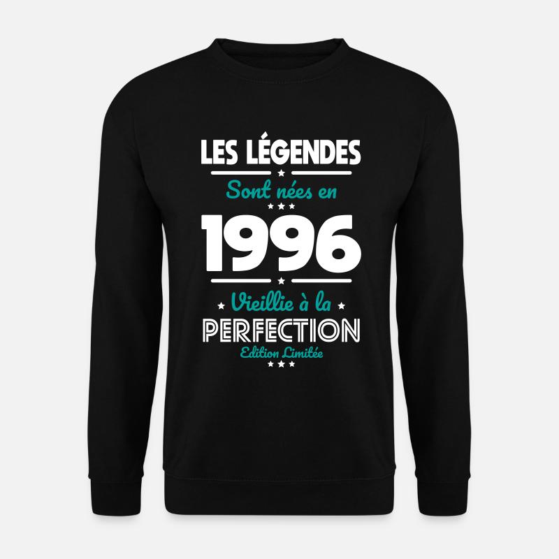 1996 – Legends – Perfekt gereift - Unisex Pullover - Schwarz