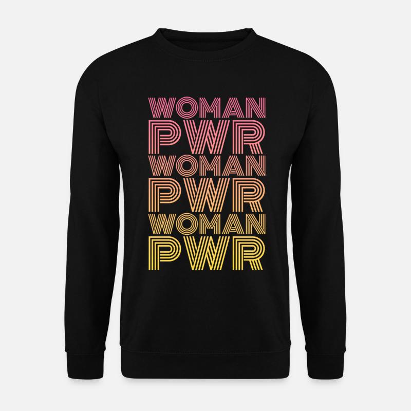 Woman Power - Unisex Pullover - Schwarz