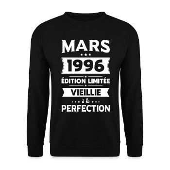 30th Anniversary - March 1996 Perfection - Unisex Sweatshirt - black - Front - Alina (178cm) & Michal (187cm)