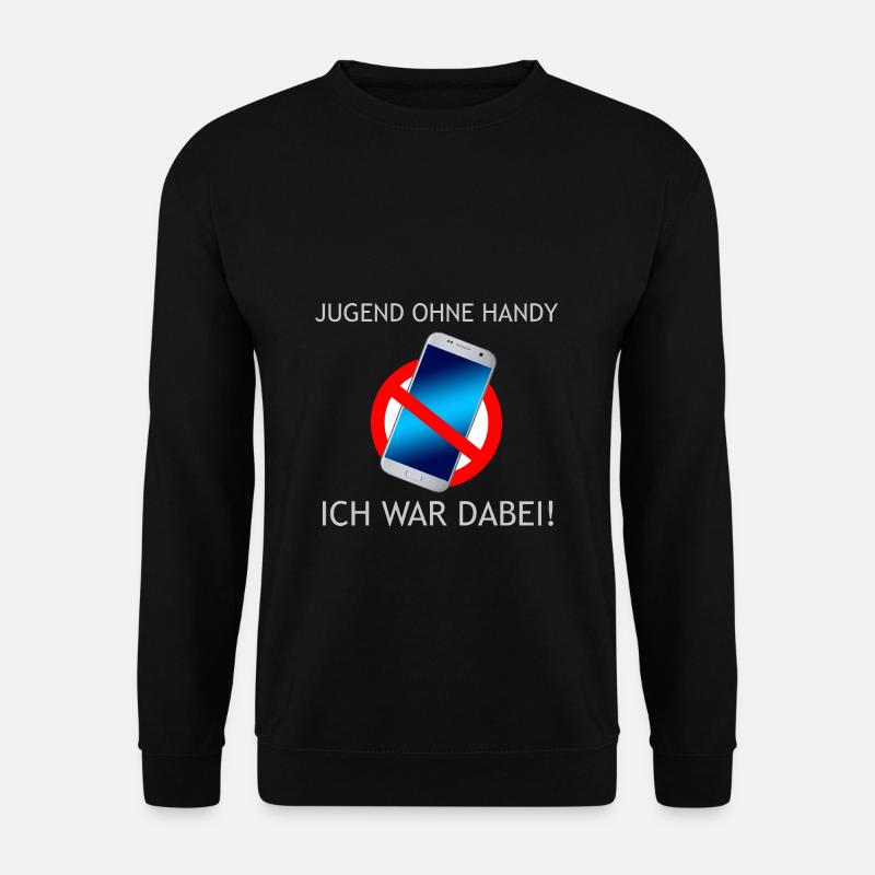 Jugend ohne Handy ich war dabei - Unisex Pullover - Schwarz