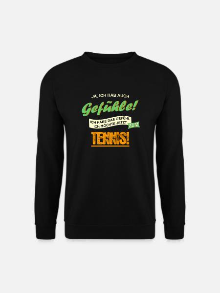 Tennis Gefühl - Unisex Pullover - Schwarz