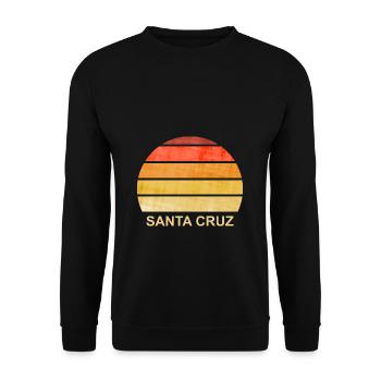 Santa Cruz Retro - Unisex Pullover - Schwarz - Vorne - Alina (178cm) & Michal (187cm)