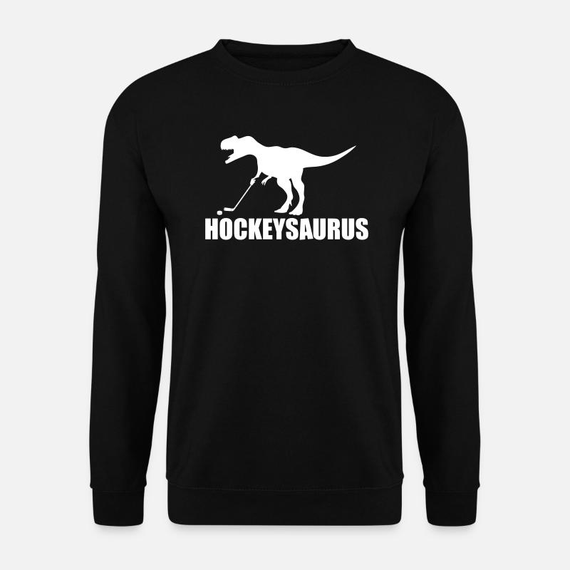 Hockeysaurus - hockey - Unisex Pullover - Schwarz