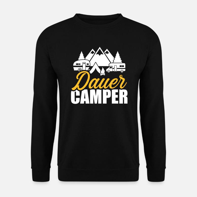 camping - Sweat-shirt Unisexe - noir