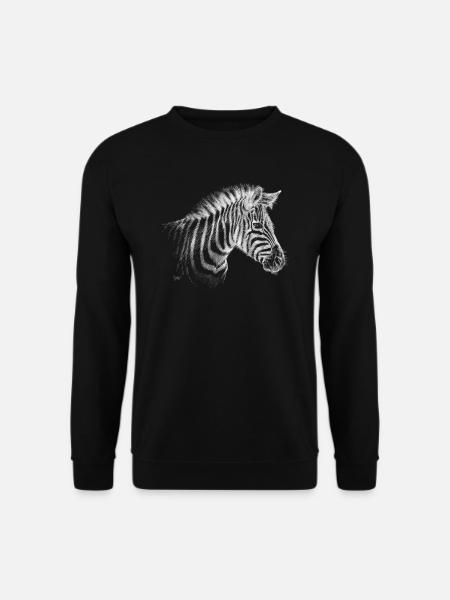 Bronko55 No.54 – Zebra - Unisex Pullover - Schwarz