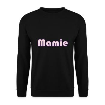 GRANNY. MOTHER's DAY. HAPPY BIRTHDAY GRANNY. I LOVE YOU - Unisex Sweatshirt - black - Front - Alina (178cm) & Michal (187cm)