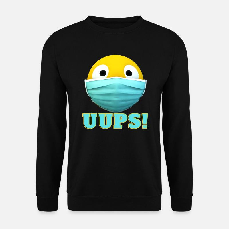 Uups! - Unisex Sweatshirt - black