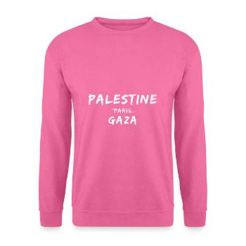 paris gaza - Unisex Sweatshirt - pink - Front