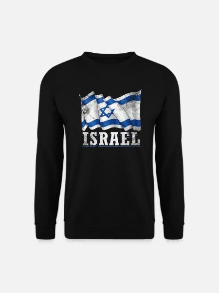Israel Flag - Unisex Sweatshirt - black