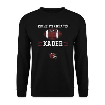 Ein Meisterschafts Kader - Unisex Pullover - Schwarz - Vorne - Alina (178cm) & Michal (187cm)