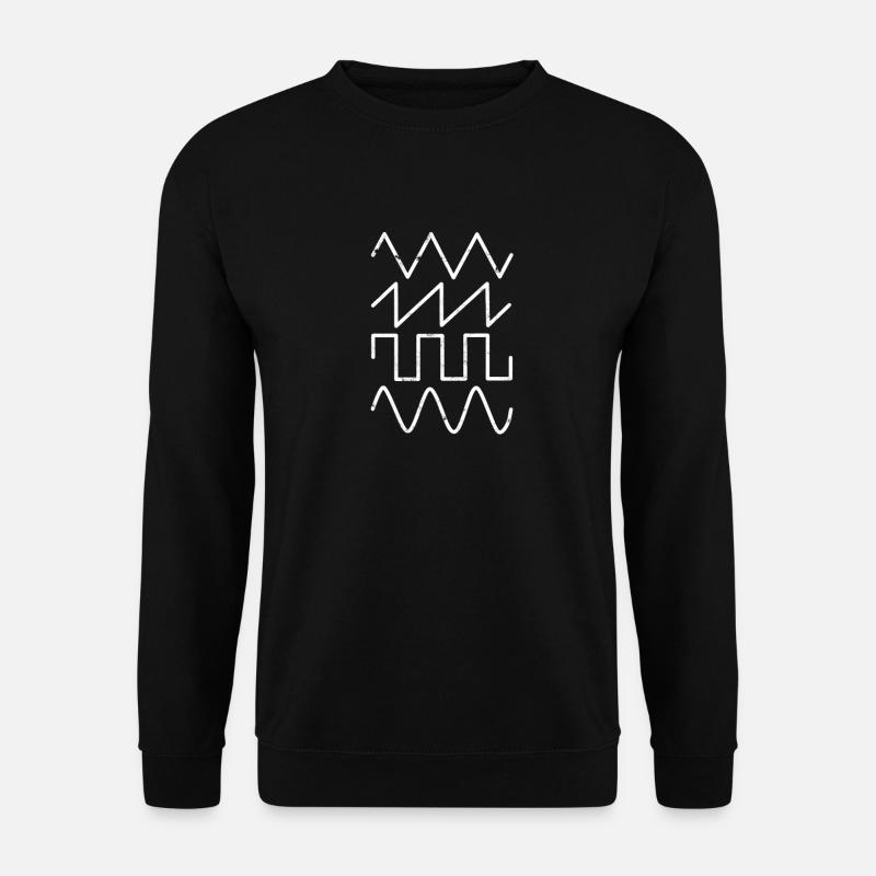 Synthétiseur Synthé Audio Conception de forme d’onde - - Sweat-shirt Unisexe - noir