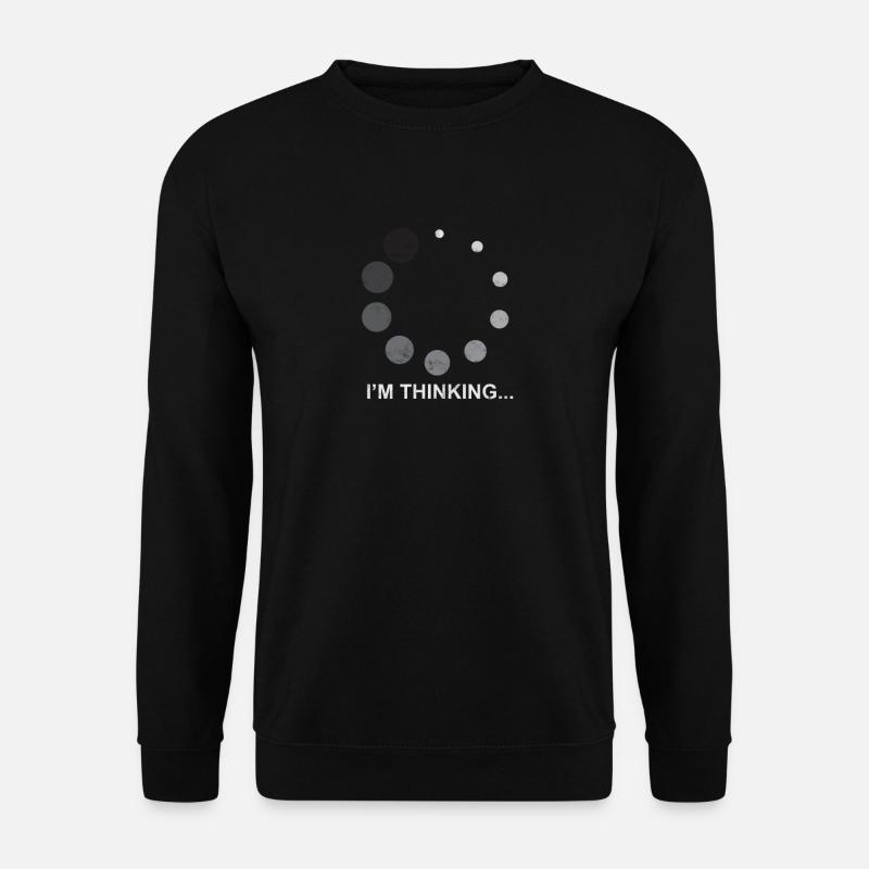 I'm thinking... - Philosophie - Unisex Pullover - Schwarz