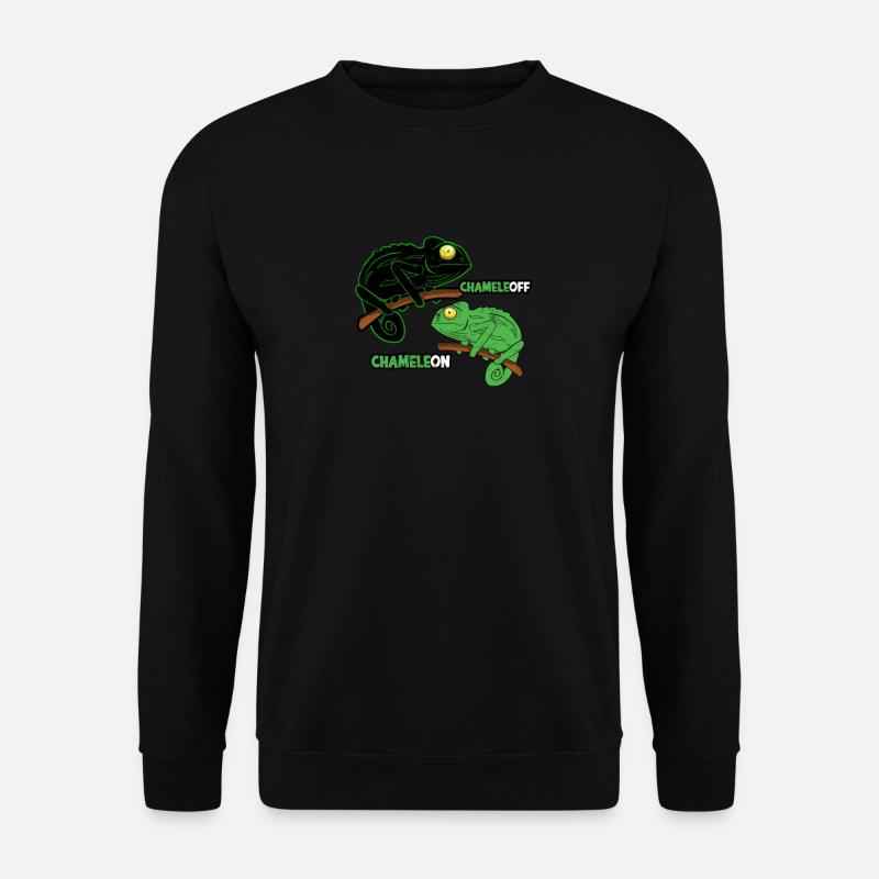 CHAMELEOFF CHAMELEON - Anpassungsfähigkeit - Unisex Pullover - Schwarz