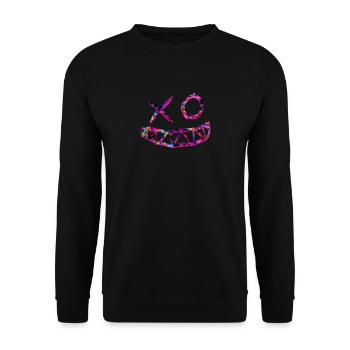 Rave Trance Edm Festival - Elektronische Musik - Unisex Pullover - Schwarz - Vorne - Alina (178cm) & Michal (187cm)