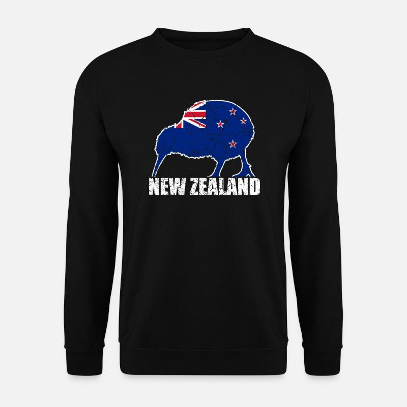 Neuseeland Kiwi - Unisex Pullover - Schwarz