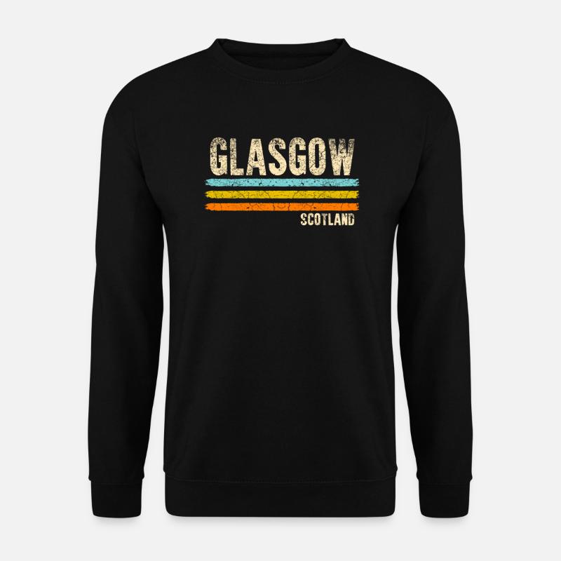 Glasgow Schottland - Unisex Pullover - Schwarz