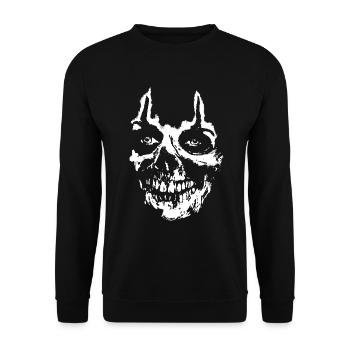 Psycho Horror Psycho Horror - Unisex Sweatshirt - black - Front - Alina (178cm) & Michal (187cm)