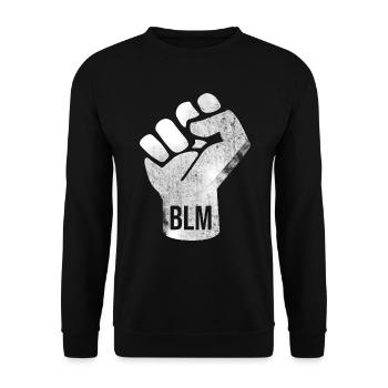 BLM Faust Design - Sweat-shirt Unisexe - noir - Devant - Alina (178cm) & Michal (187cm)