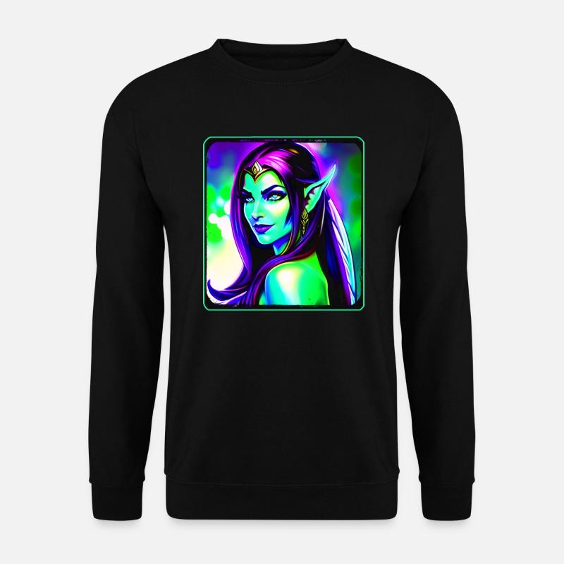 Wow Night Elf - Unisex Sweatshirt - black