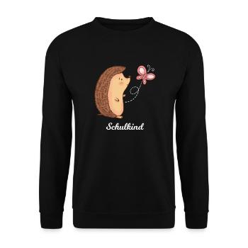 Cadeau de jour d'école de formation d'écolier - Sweat-shirt Unisexe - noir - Devant - Alina (178cm) & Michal (187cm)