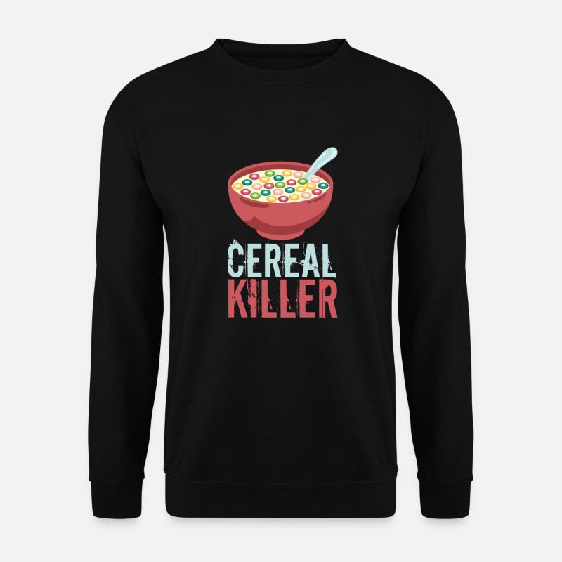 Cereal Killer Serial killer céréales petit-déjeuner disant - Sweat-shirt Unisexe - noir