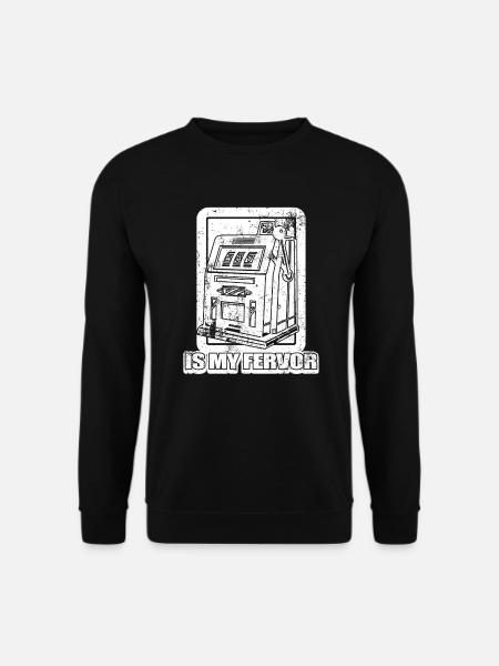Einarmiger Bandit Spielautomat Glücksspiel Casino - Unisex Pullover - Schwarz