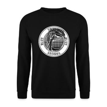 Blue Tongue Skink Tattoo Style Reptile Keeper - Sweat-shirt Unisexe - noir - Devant - Alina (178cm) & Michal (187cm)