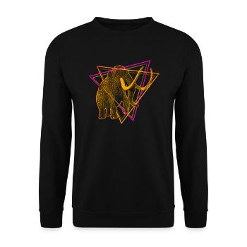 Mammoth - Unisex Sweatshirt - black - Front - Alina (178cm) & Michal (187cm)