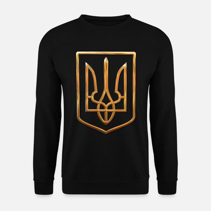 Ukraine Emblem - Unisex Pullover - Schwarz