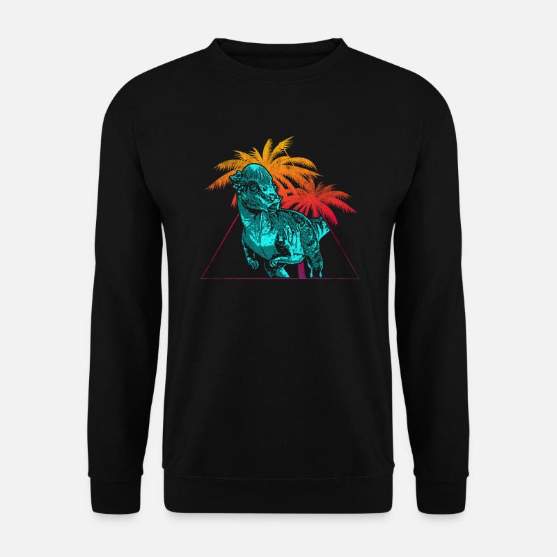 Pachycephalosaurus Dinosaurier - Unisex Pullover - Schwarz