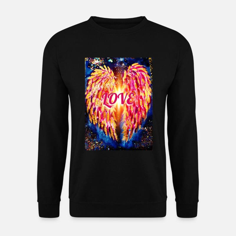Engel der Liebe - Unisex Pullover - Schwarz