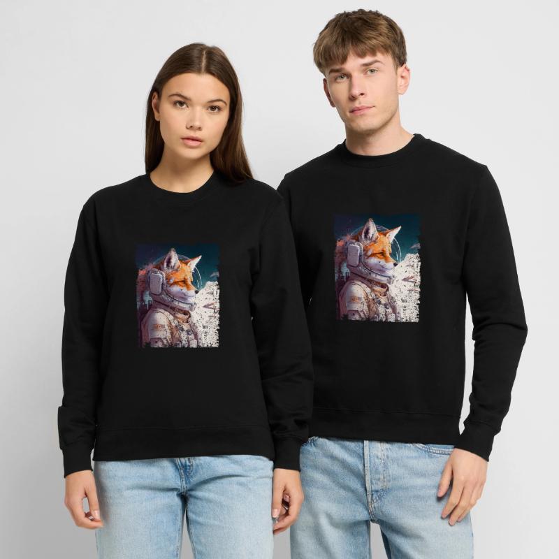 Renard de l’espace dans l’espace Combinaison spatiale Sweat-shirt Unisexe