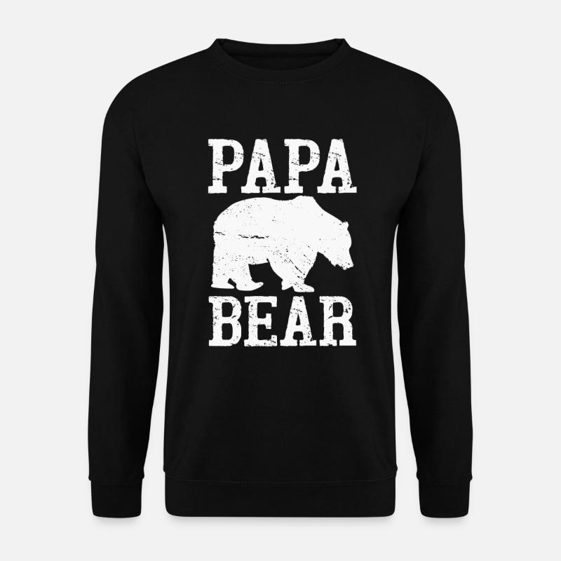 Papa Bear - Unisex Sweatshirt - black