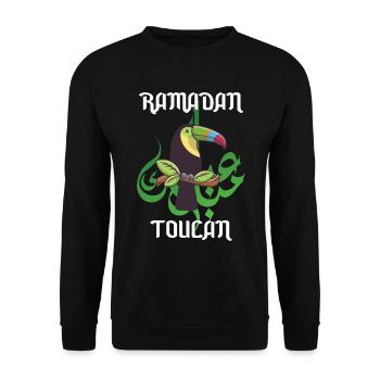 Ramadan Tucan Muslim Islam Cadeau - Sweat-shirt Unisexe - noir - Devant - Alina (178cm) & Michal (187cm)