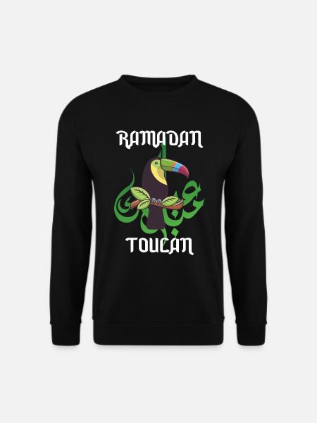Ramadan Tucan Muslim Islam Gift - Unisex Sweatshirt - black