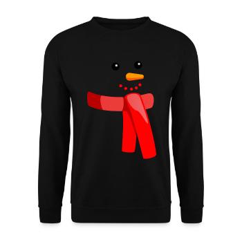 Bonhomme de neige - Sweat-shirt Unisexe - noir - Devant - Alina (178cm) & Michal (187cm)