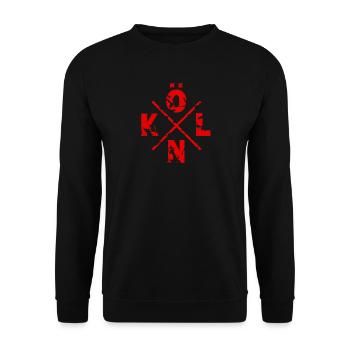 Cologne Cologne Cologne Colonia - Unisex Sweatshirt - black - Front - Alina (178cm) & Michal (187cm)