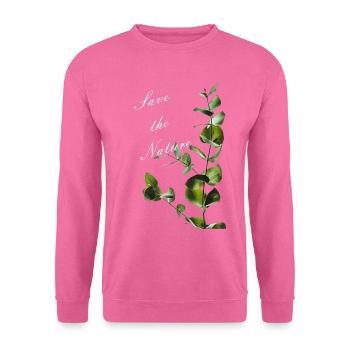 nature - Sweat-shirt Unisexe - rose - Devant