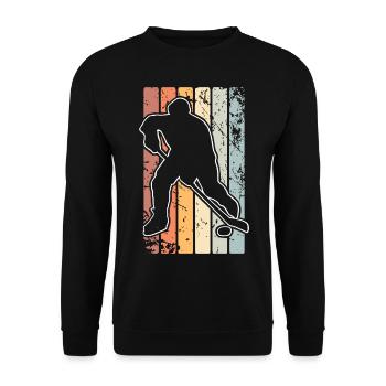 Eishockey Hockey sur glace - Sweat-shirt Unisexe - noir - Devant - Alina (178cm) & Michal (187cm)