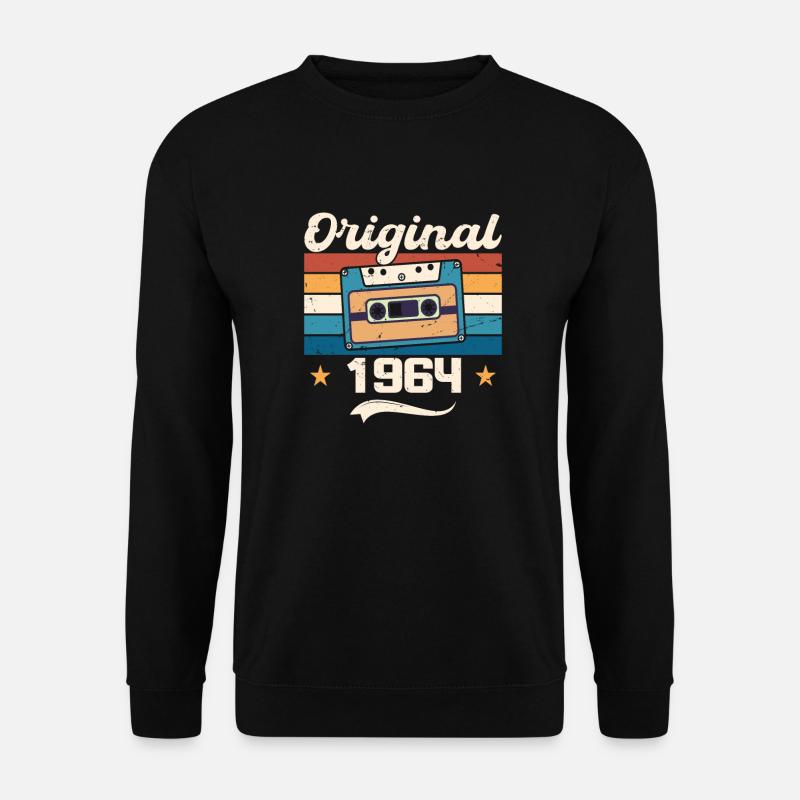 Geboren Geschenk Original 1964 Geschenkidee 1964 - Unisex Pullover - Schwarz