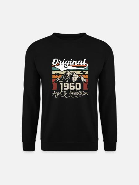 1960 - Cadeau né en 1960 - Sweat-shirt Unisexe - noir