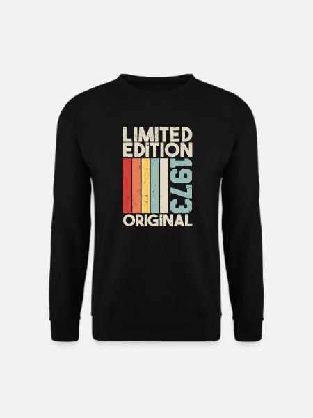 1973 - Limited Edition Birthday Gift 1973 Original - Unisex Pullover - Schwarz