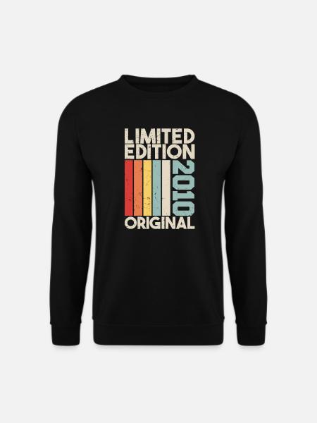 2010 - Limited Edition Birthday Gift 2010 Original - Unisex Pullover - Schwarz
