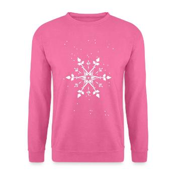 étoile - Sweat-shirt Unisexe - rose - Devant