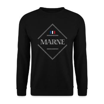 Marne - Unisex Pullover - Schwarz - Vorne - Alina (178cm) & Michal (187cm)