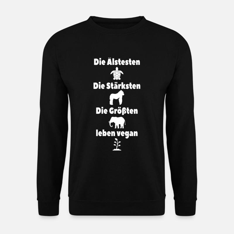 Vegan - Unisex Pullover - Schwarz