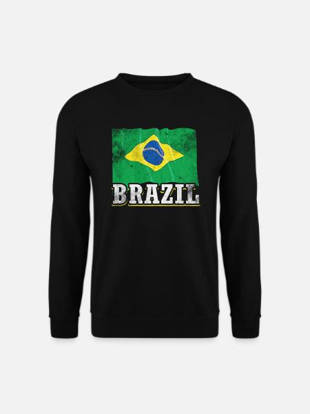 Drapeau du Brésil - Sweat-shirt Unisexe - noir