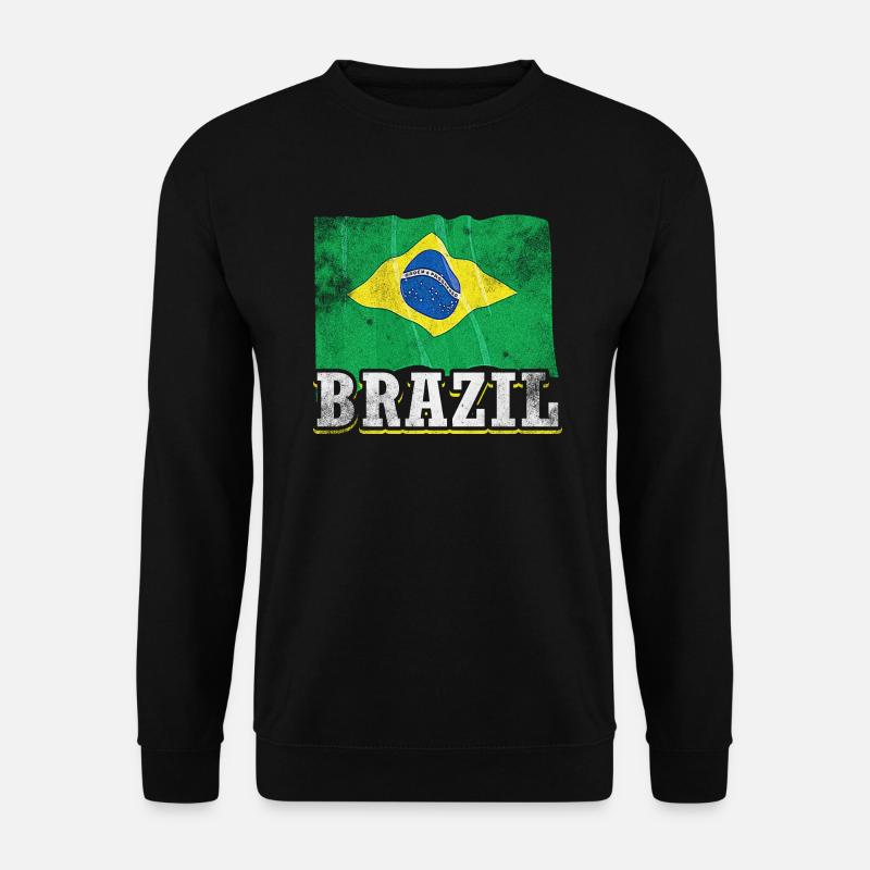 Brazil flag - Unisex Sweatshirt - black