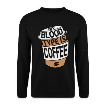 Nurse Caregiver Blood Sampling Phlebotomist - Unisex Sweatshirt - black - Front - Alina (178cm) & Michal (187cm)