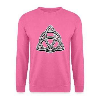 Keltischer Knoten - Unisex Pullover - Pink - Vorne